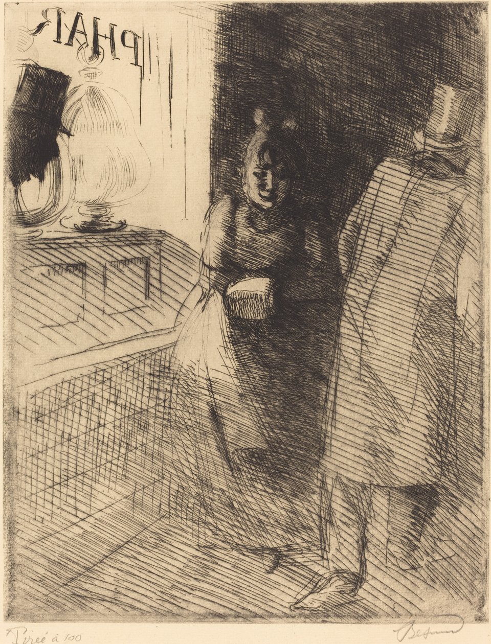 Prostitutie La Prostitution, ca. 1886 door Paul Albert Besnard