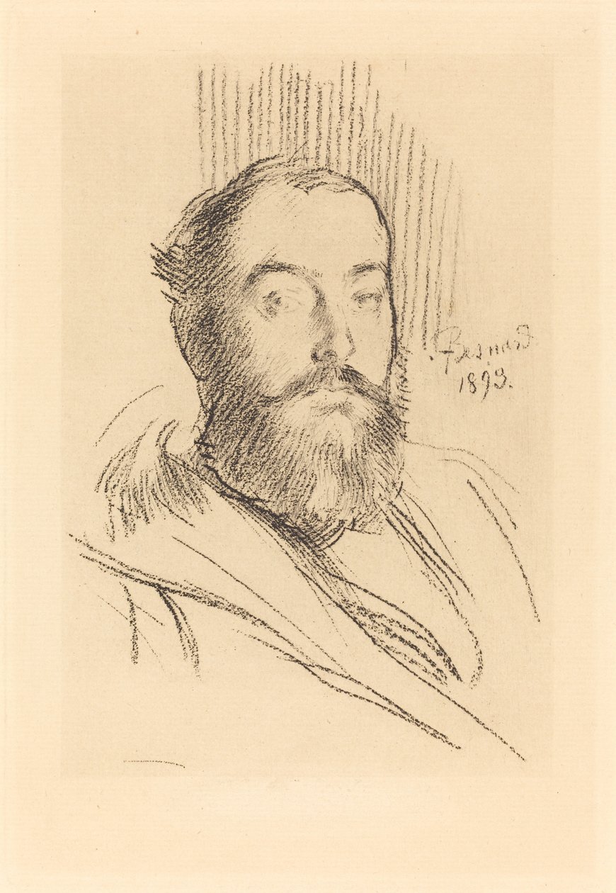 Zelfportret, 1893 door Paul Albert Besnard