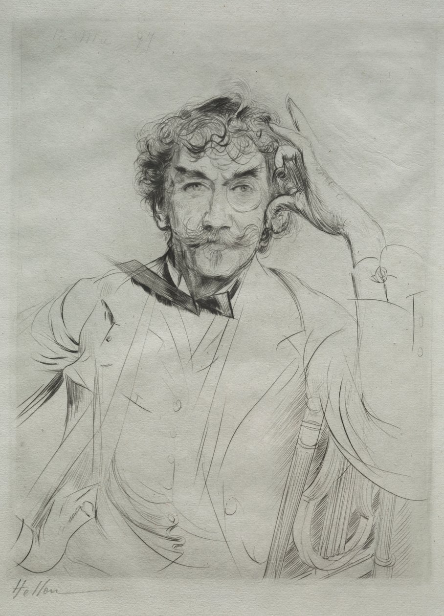 James MacNeill Whistler door Paul Cesar Helleu