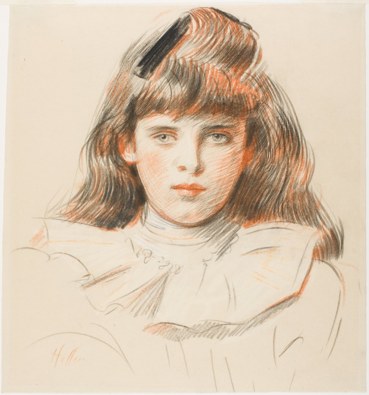 Mademoiselle Ellen Helleu door Paul Cesar Helleu