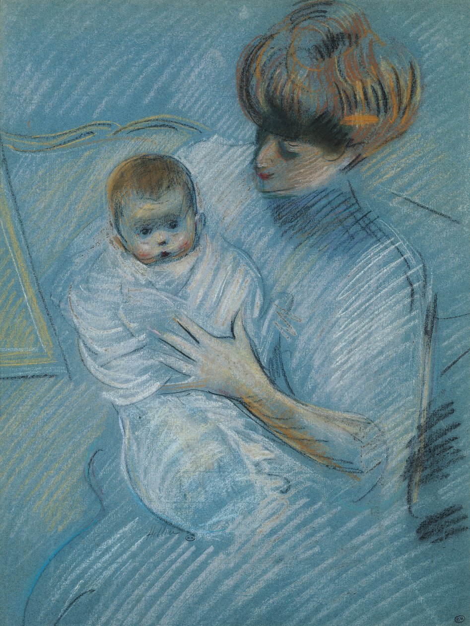 Moederschap door Paul Cesar Helleu