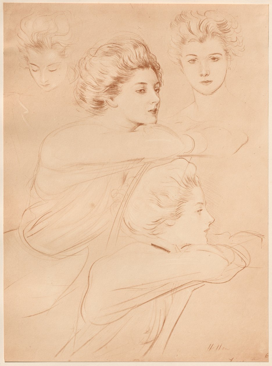 Parijse, 1898 door Paul Cesar Helleu