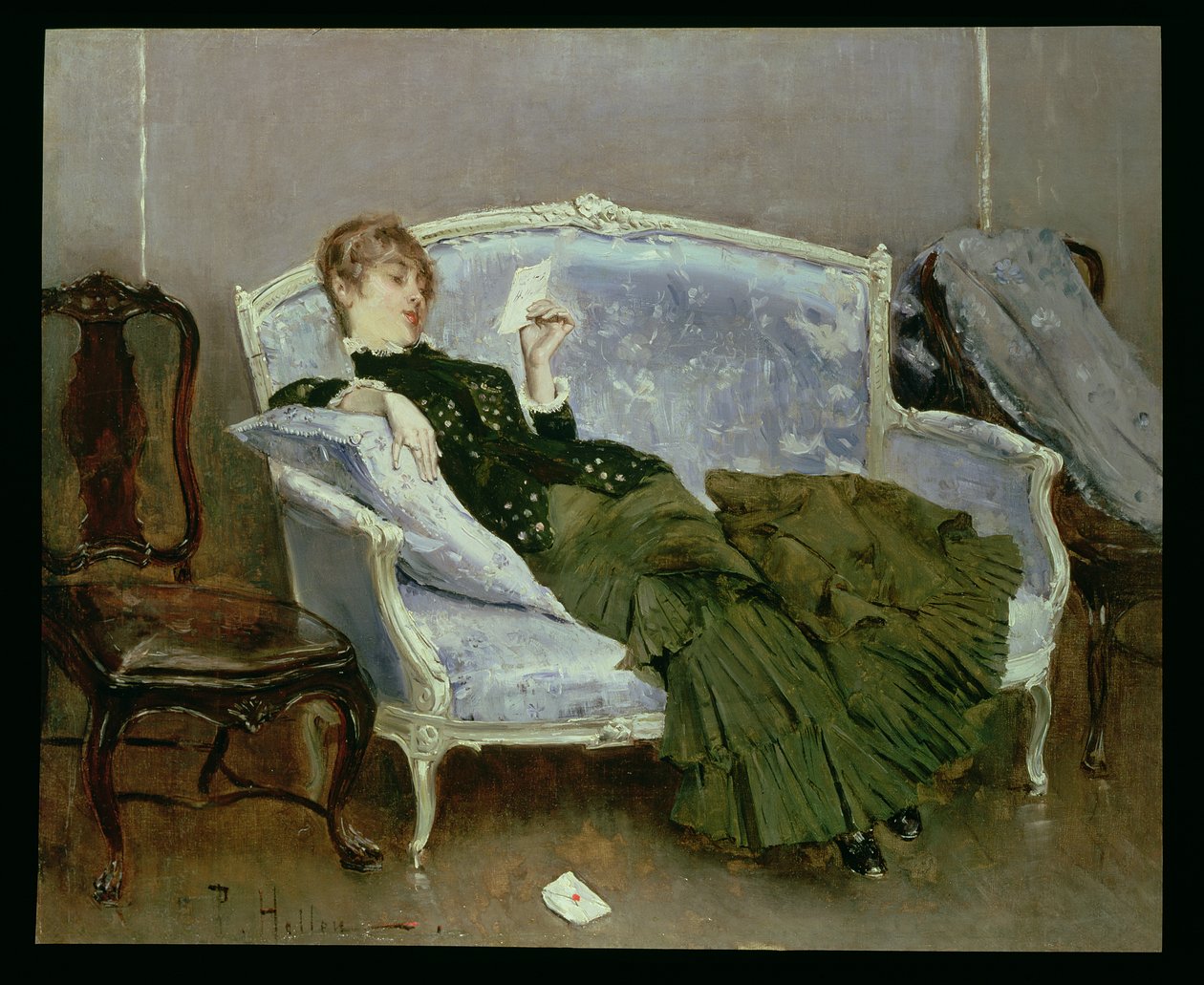 De Brief door Paul Cesar Helleu