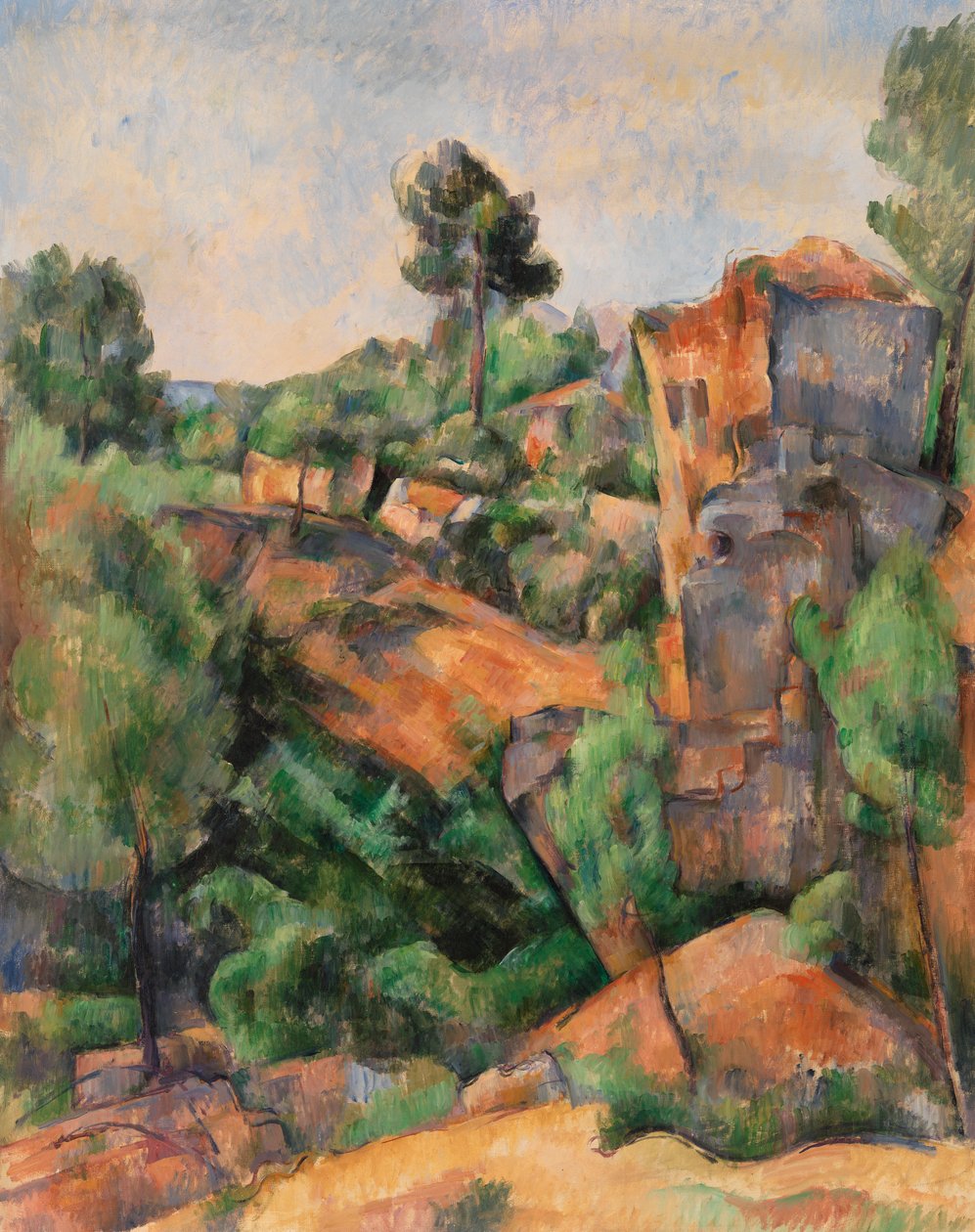 Bibemus-steengroeve door Paul Cézanne