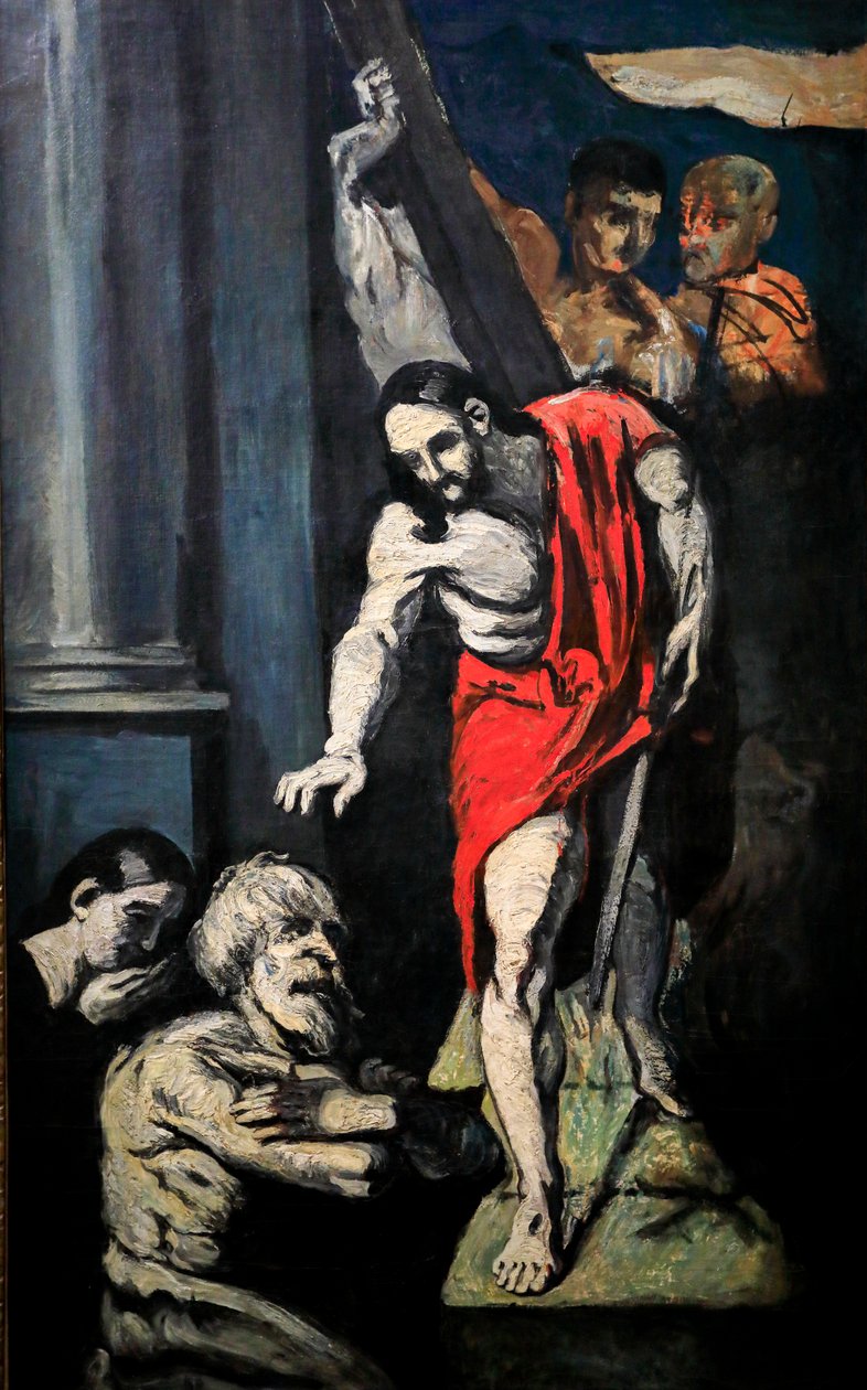 Christus in het voorgeborchte door Paul Cézanne