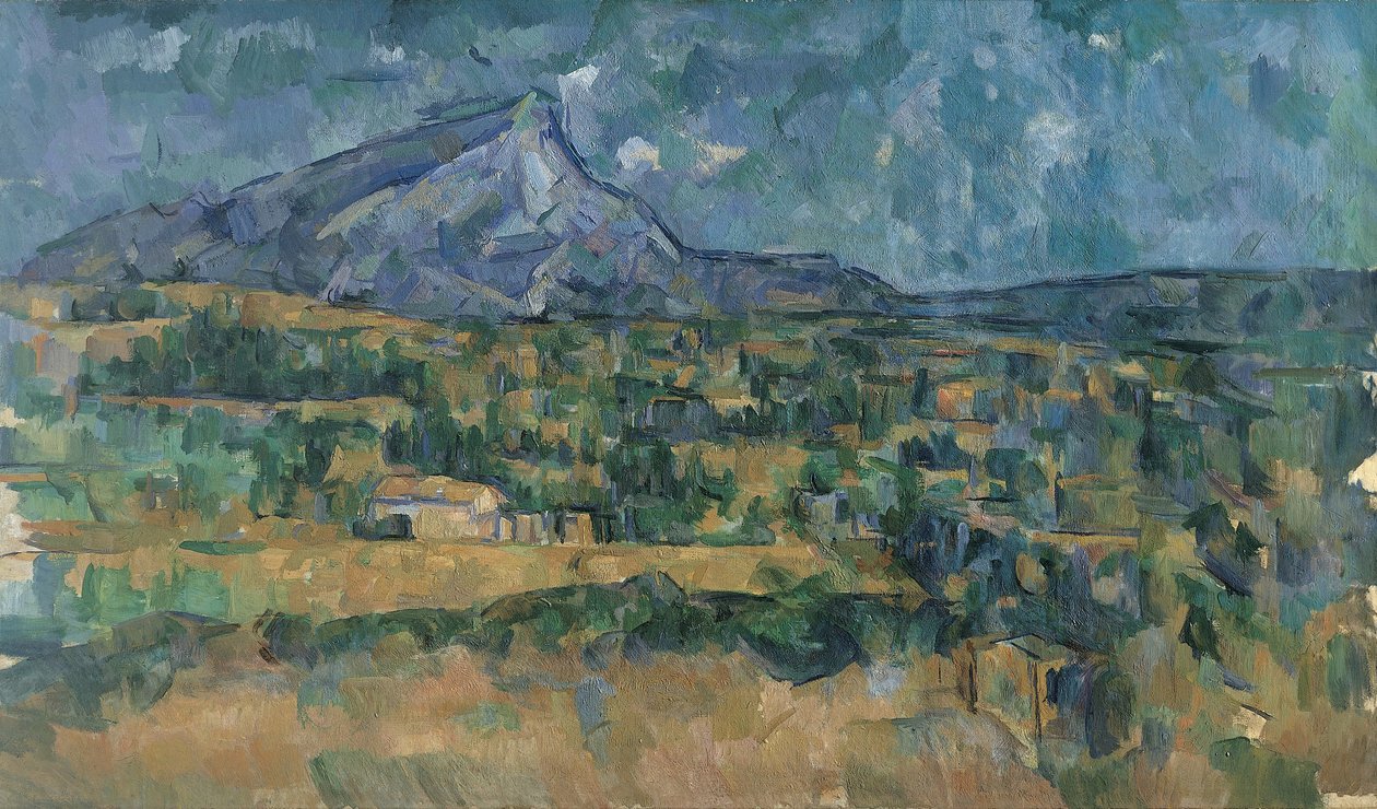 Mont Sainte-Victoire, c.1902-06 door Paul Cézanne