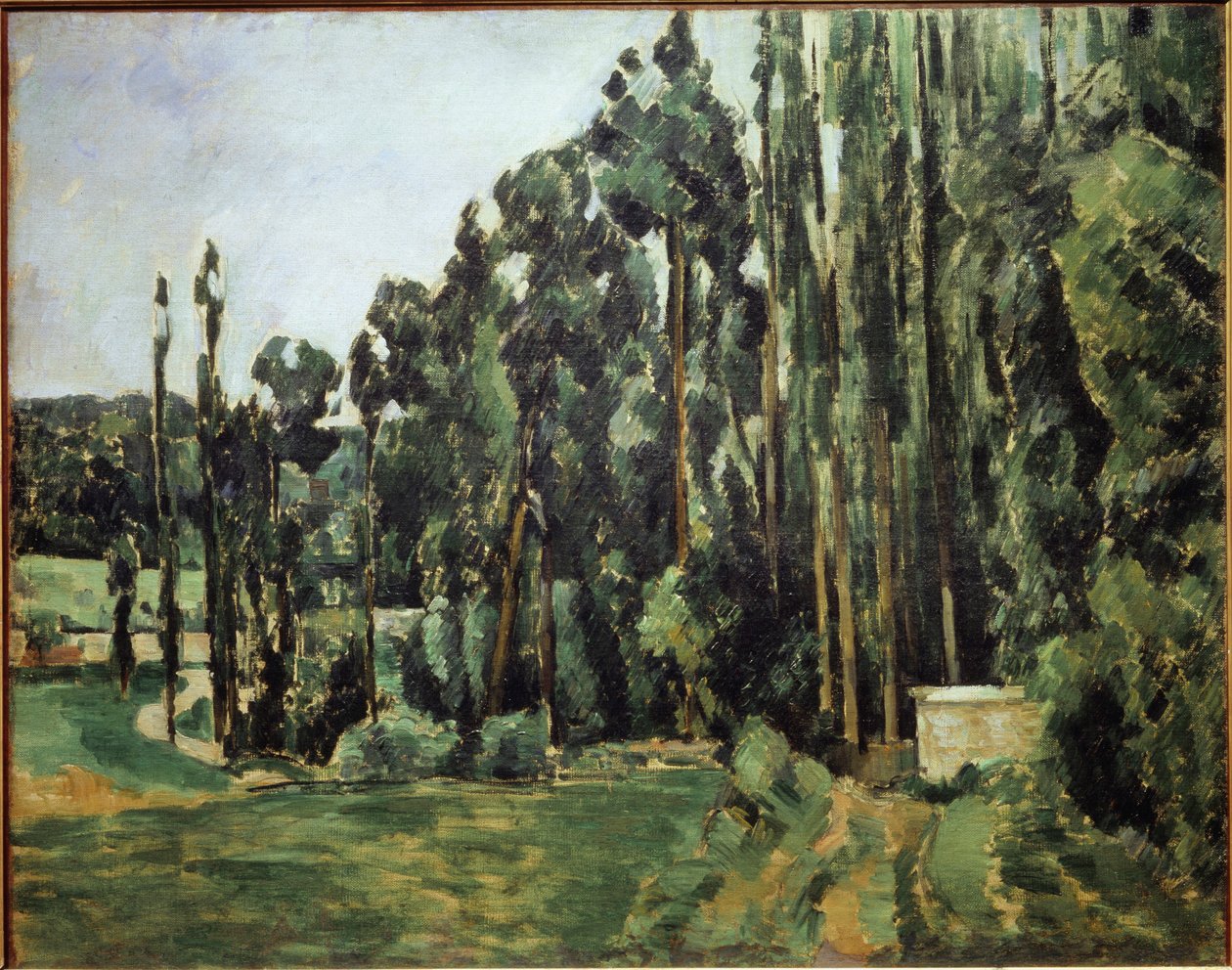 Populieren door Paul Cézanne