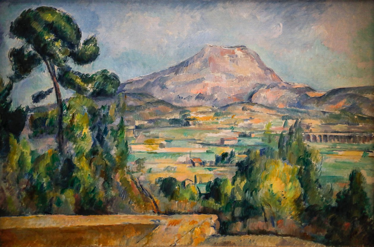 Sainte-Victoire berg door Paul Cézanne