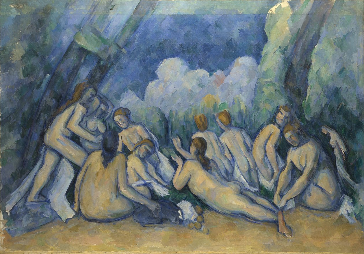 De Grote Baadsters, ca. 1900-05 door Paul Cézanne