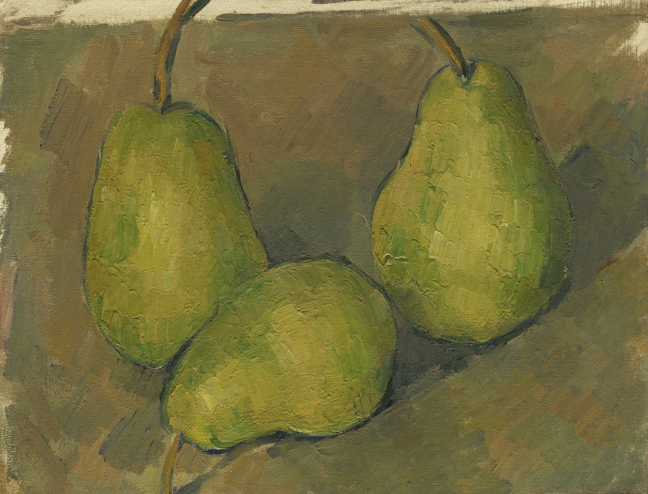 Drie Peren door Paul Cézanne