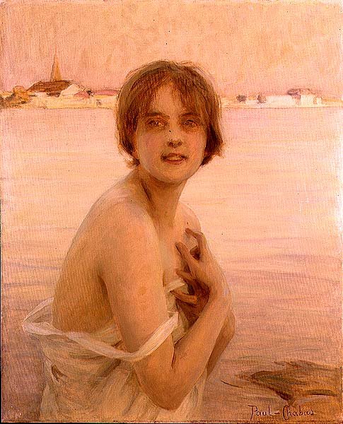 Meisje bij de Zee door Paul Chabas