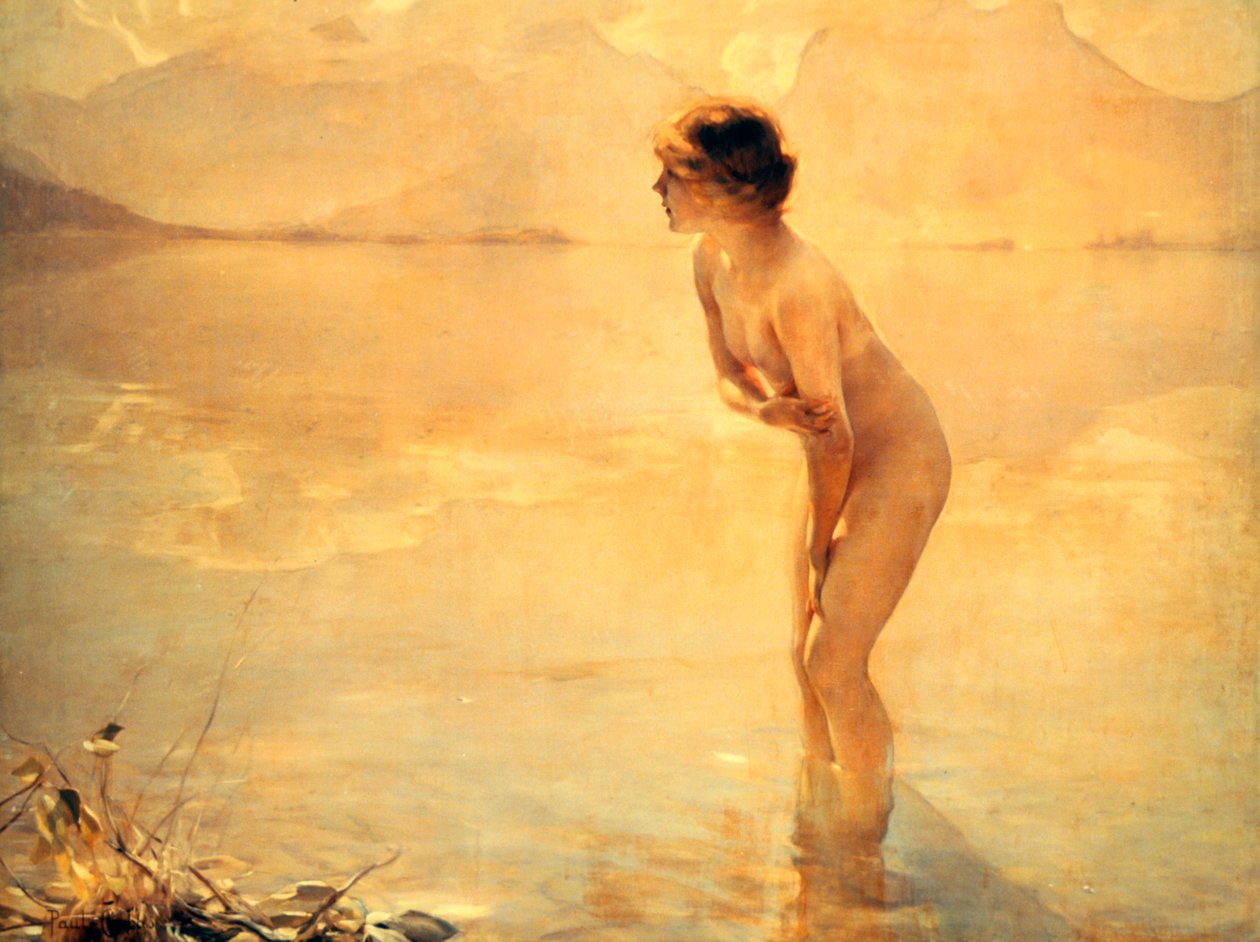 Septembermorgen door Paul Chabas