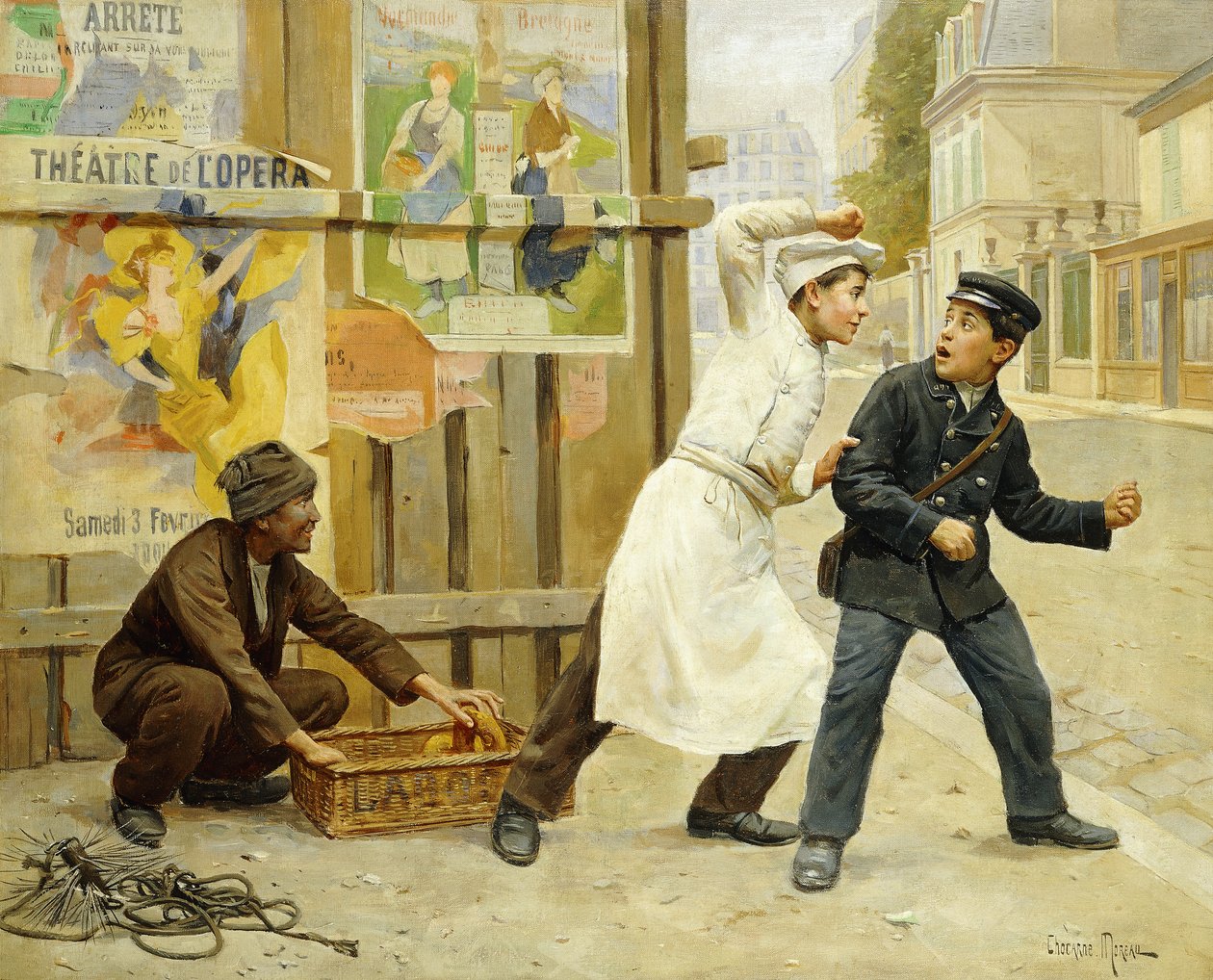 De Afleiding door Paul Charles Chocarne Moreau