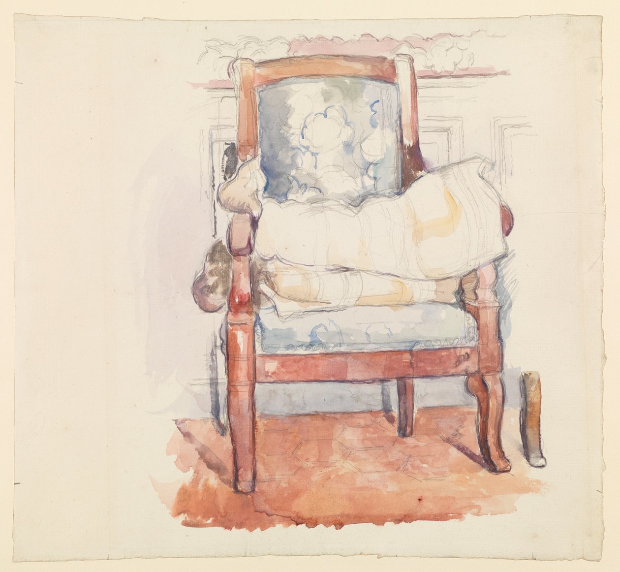 Fauteuil, ca. 1885-90 door Paul Cézanne