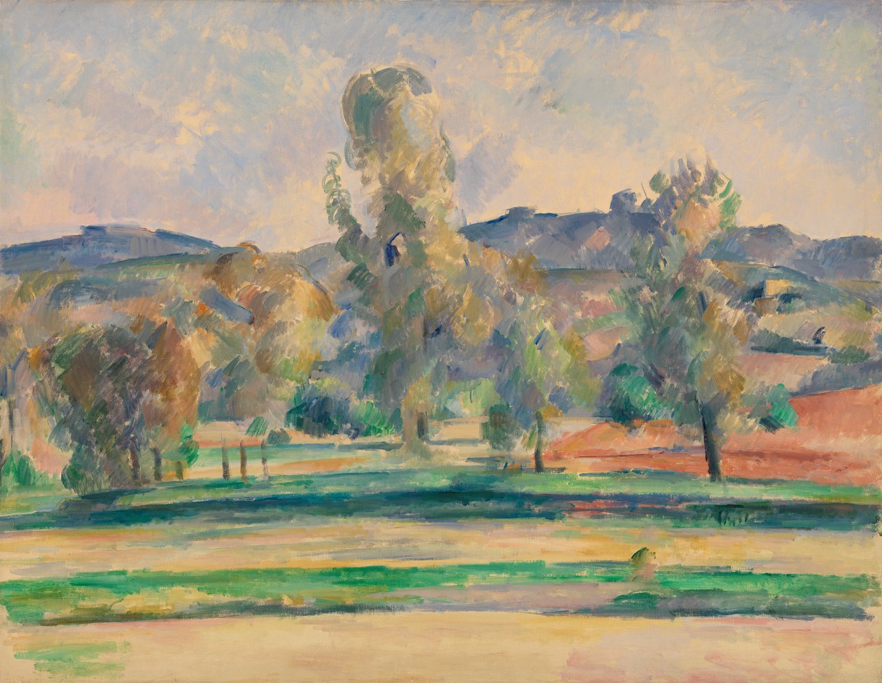 Herfstlandschap door Paul Cézanne