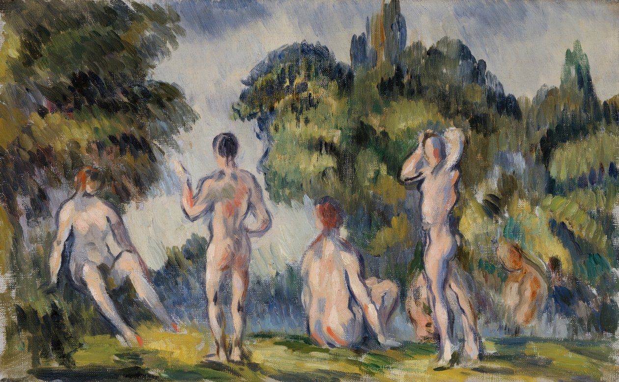 Baden, 1890-94 door Paul Cézanne
