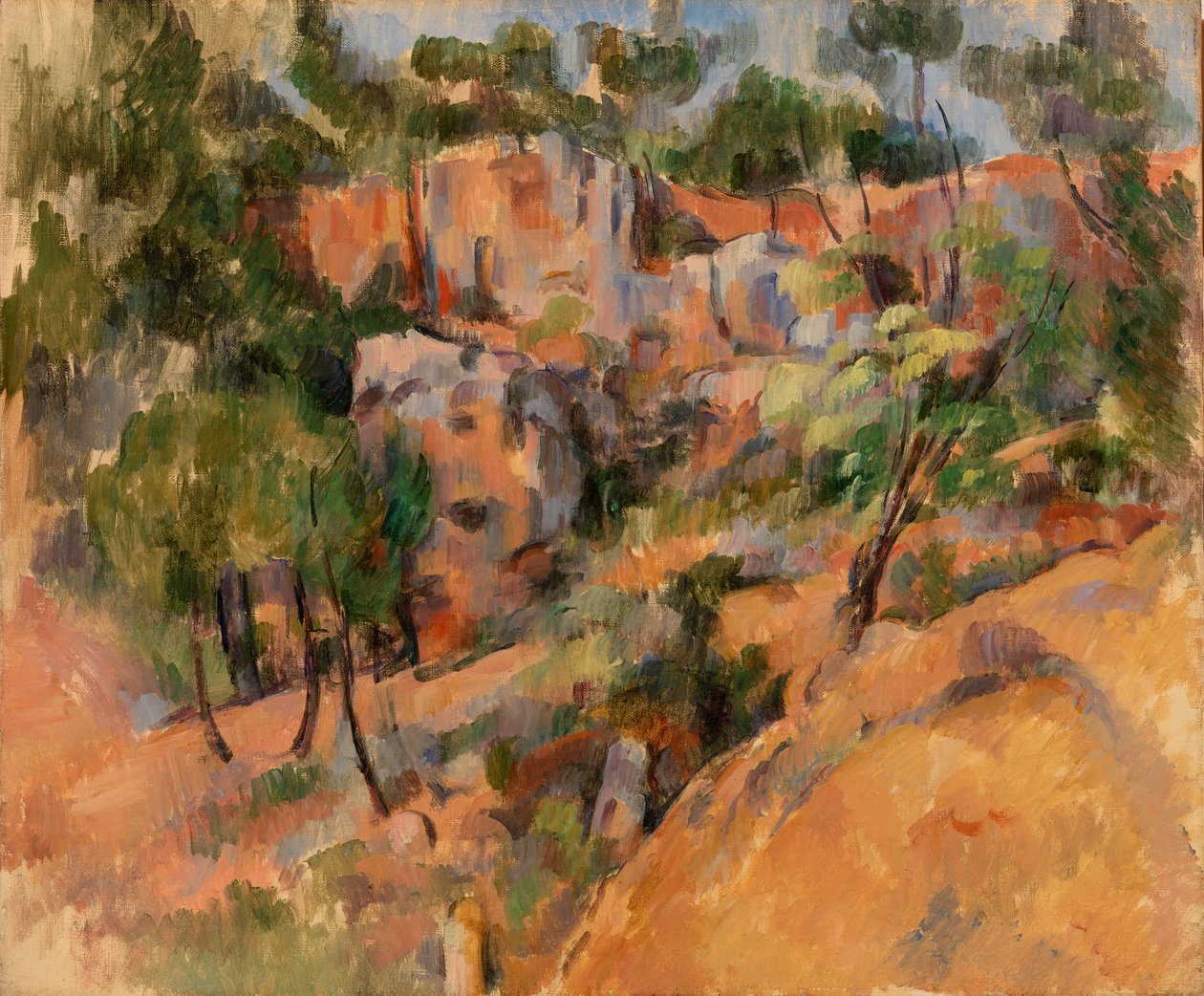 Bibémus door Paul Cézanne