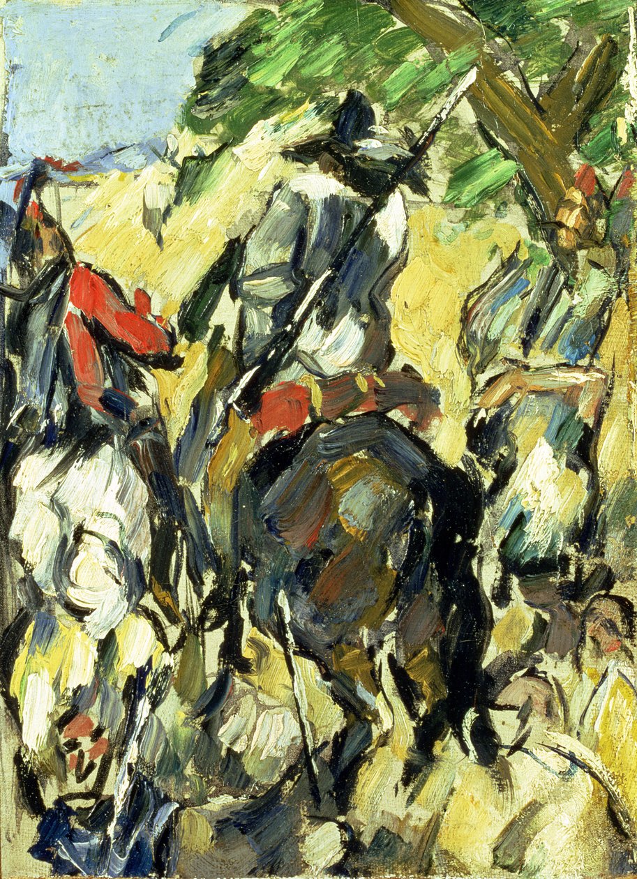 Don Quichot, gezien van achteren door Paul Cézanne