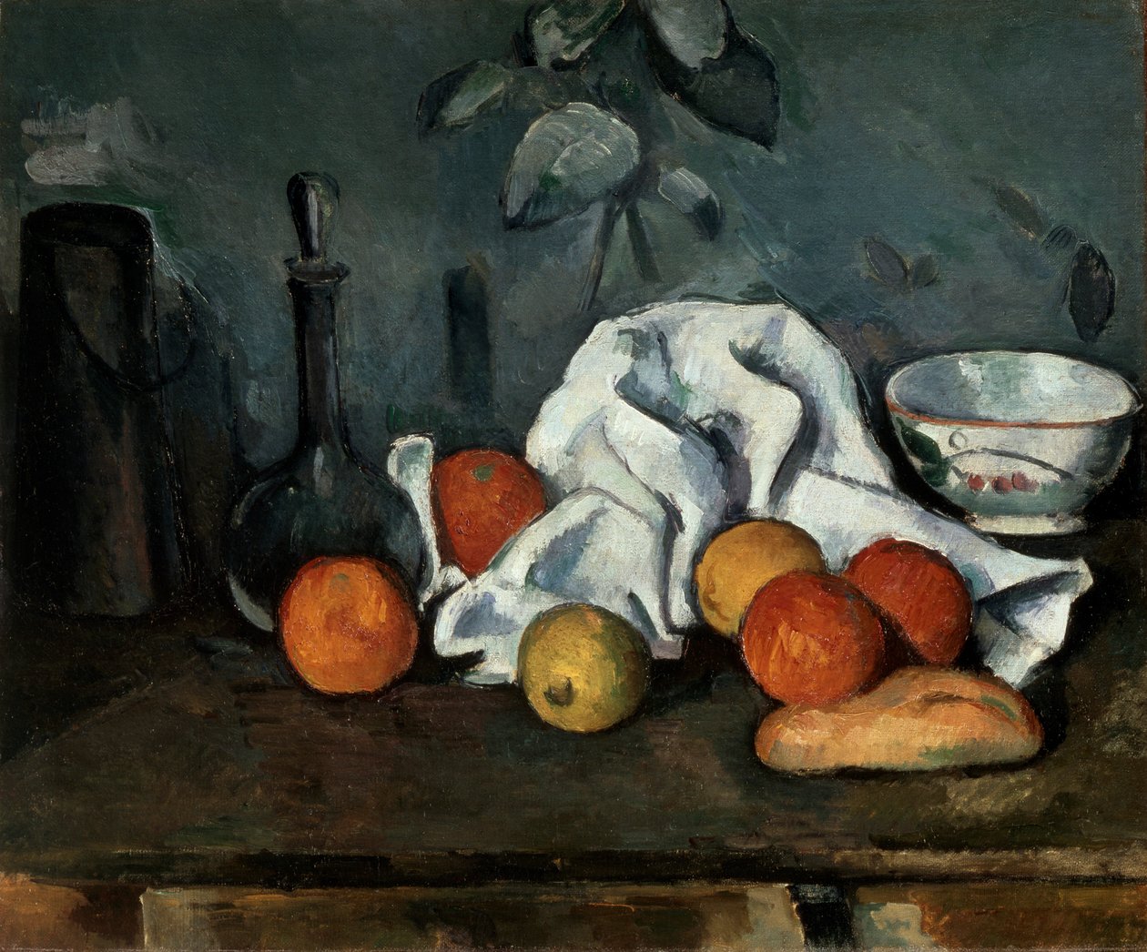 Fruit, 1879-1880 door Paul Cézanne