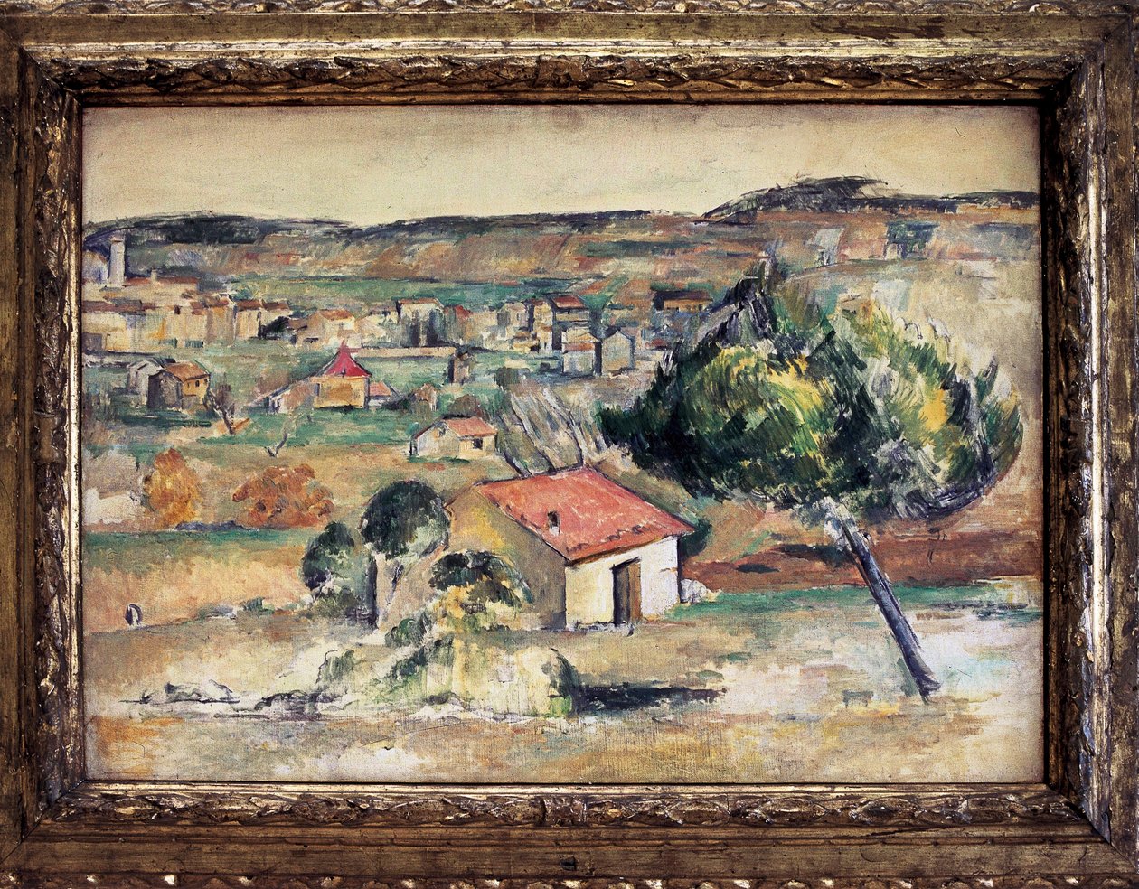 Heuvels in de Provence door Paul Cézanne