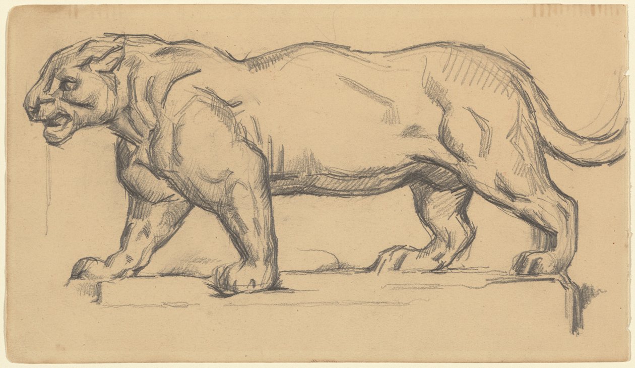 Jaguar door Paul Cézanne