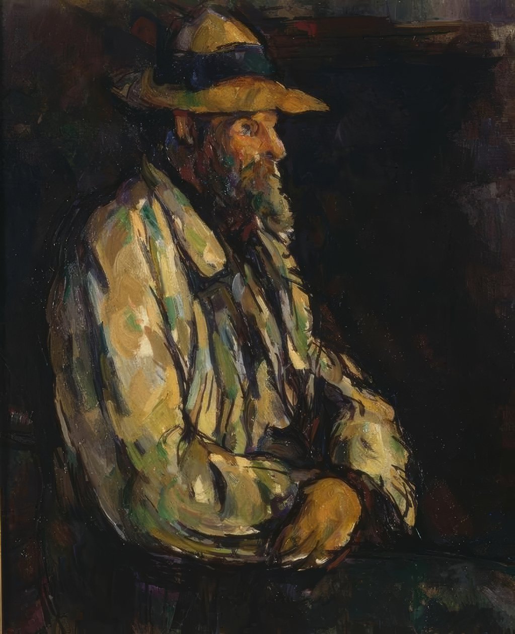 De Tuinman Vallier door Paul Cézanne