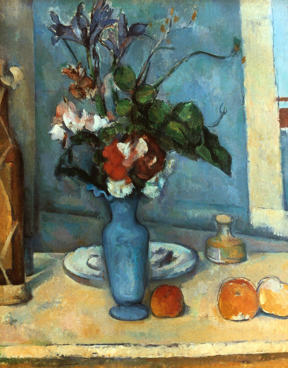 Le Vase Bleu door Paul Cézanne