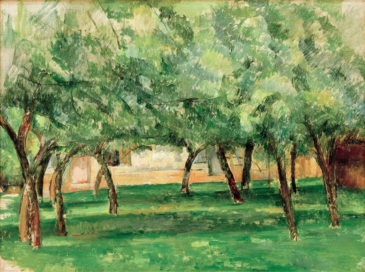 De Normandische tuin door Paul Cézanne