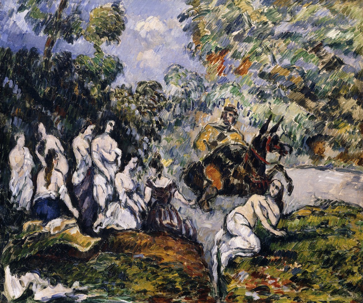 Legendarische scène, c.1878 door Paul Cézanne