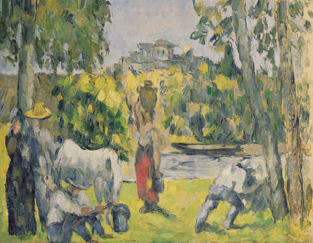 Leven op het platteland, c.1875 door Paul Cézanne