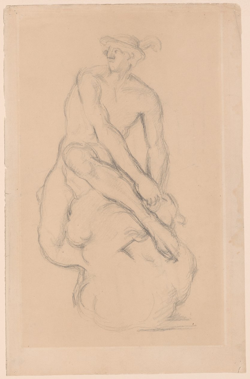 Mercurius (na Pigalle) door Paul Cézanne