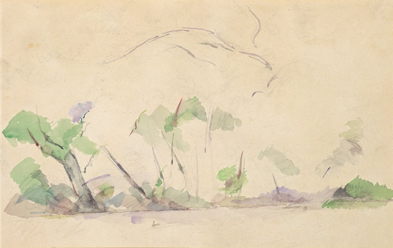 Mont Sainte-Victoire door Paul Cézanne