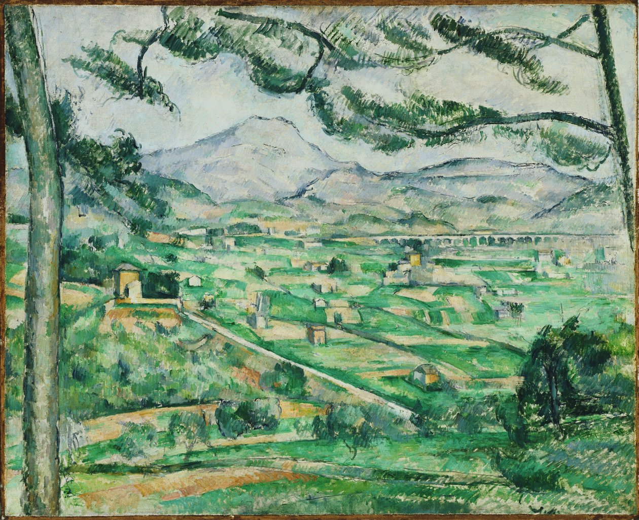 Mont Sainte-Victoire door Paul Cézanne