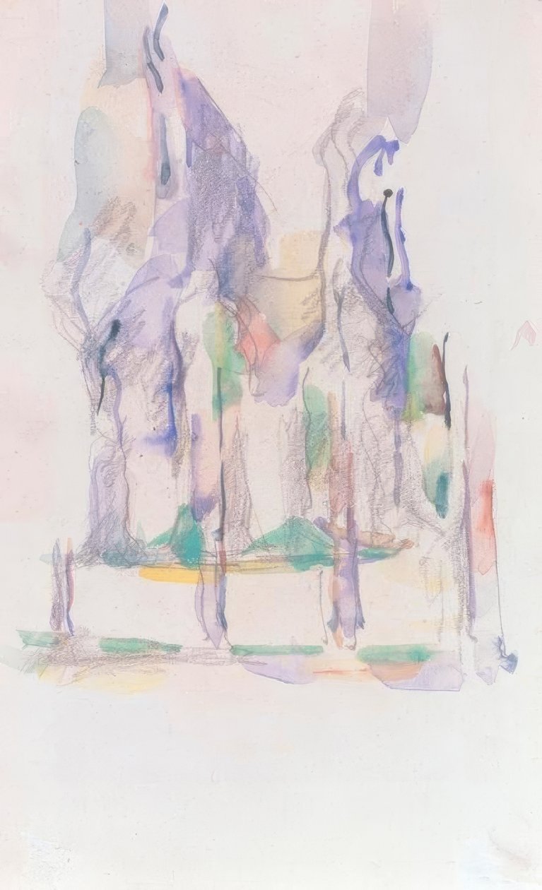 P. Cézanne, Boomgroep door Paul Cézanne