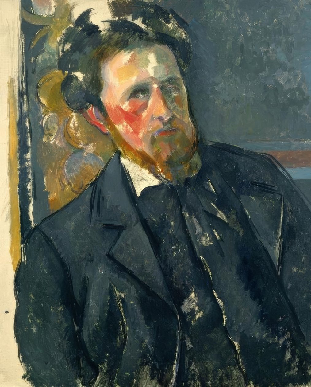 Portret van Joachim Gasquet door Paul Cézanne
