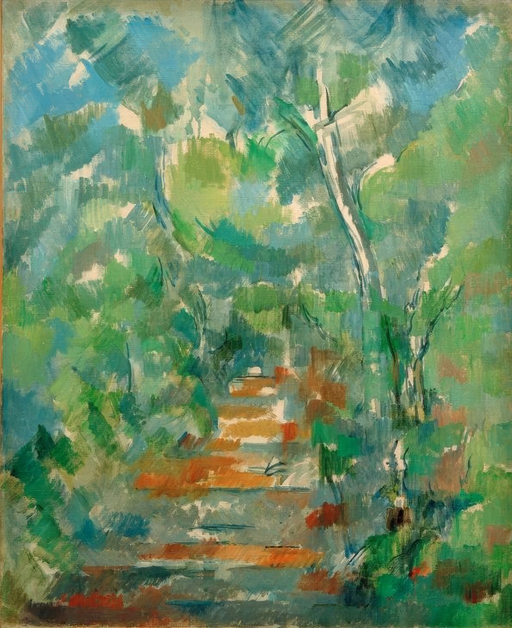 Provençaals Bos door Paul Cézanne