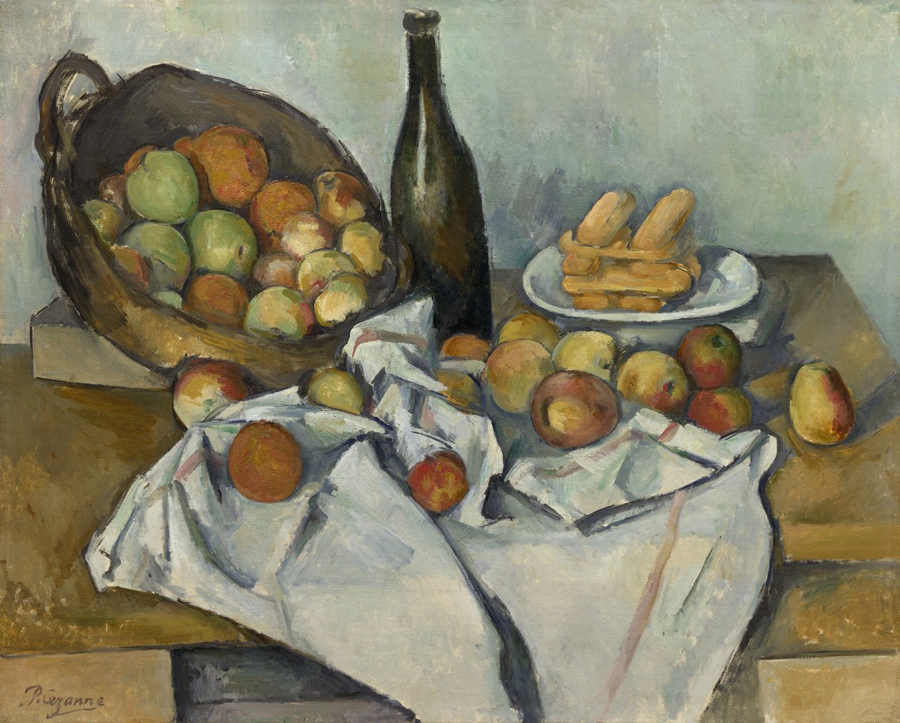 De mand met appels, ca. 1893 door Paul Cézanne