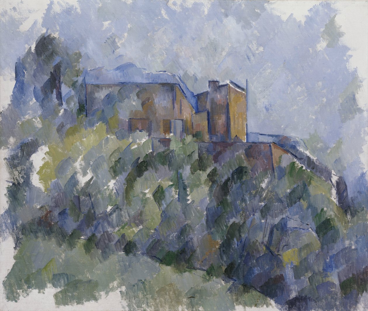 Het Zwarte Huis door Paul Cézanne