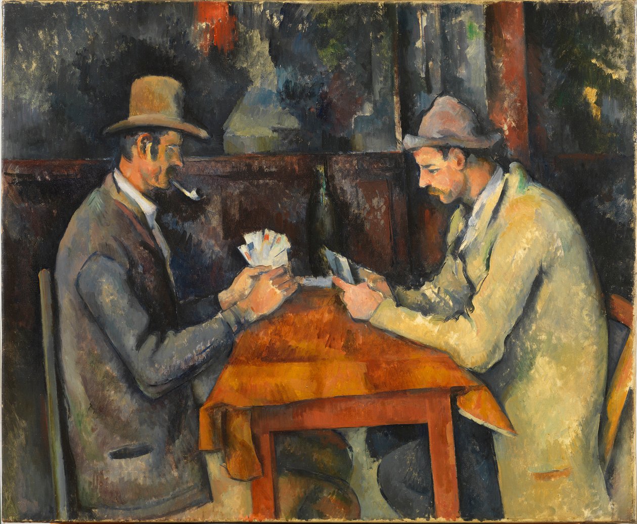 De kaartspelers door Paul Cézanne