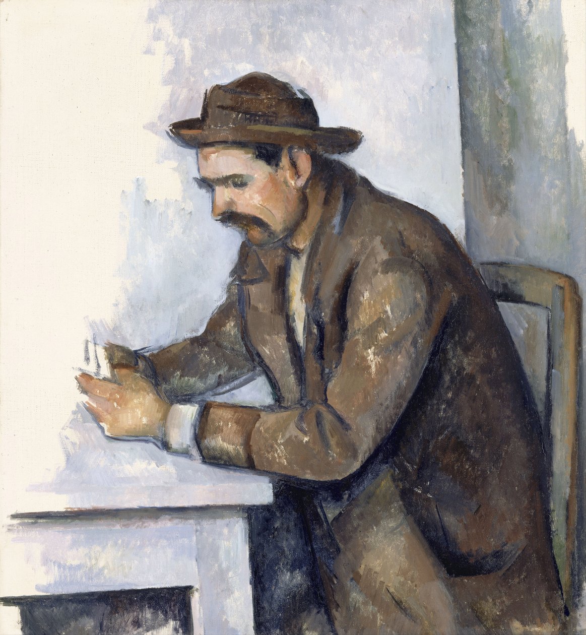 De Kaartspeler door Paul Cézanne