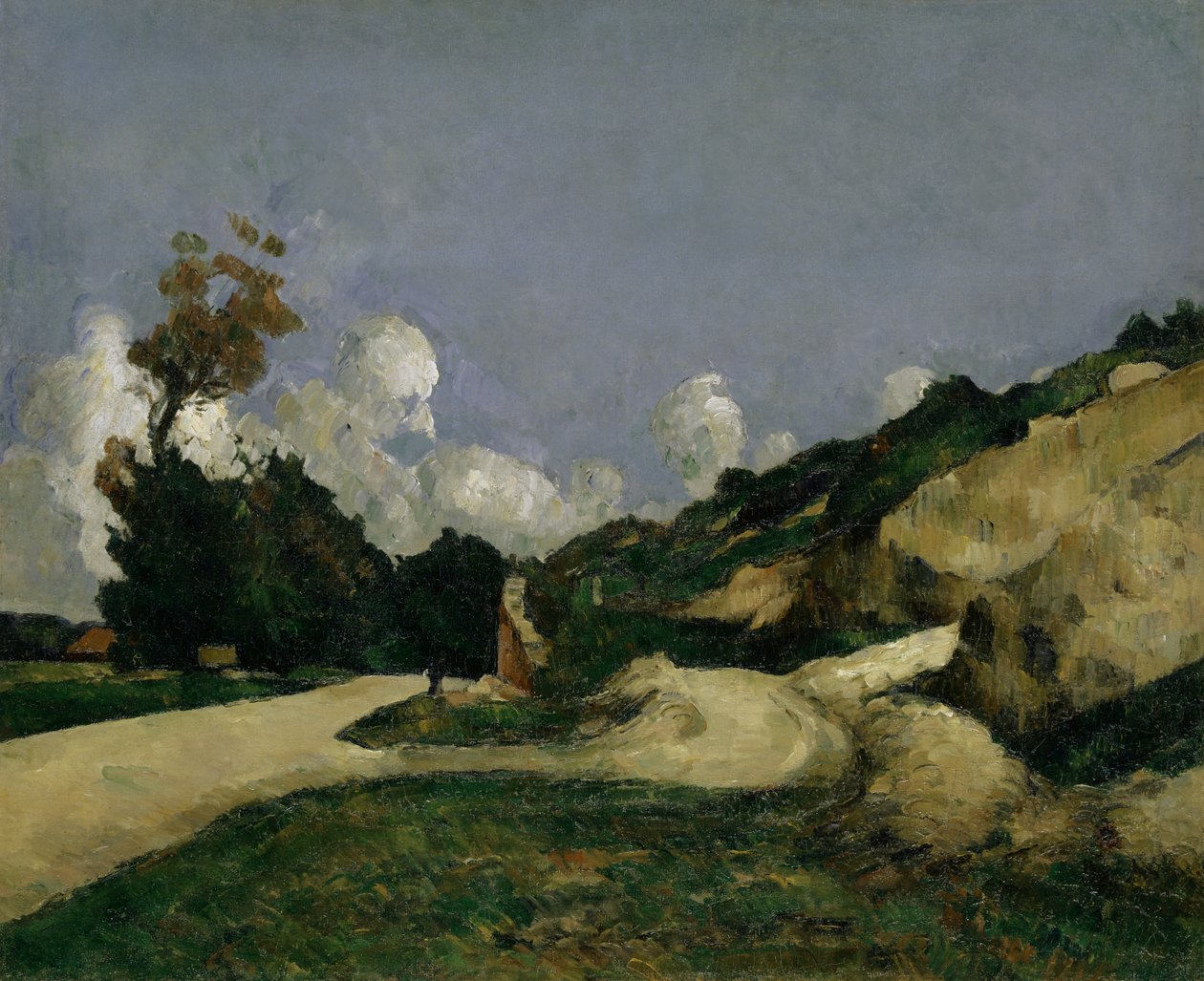 De Landweg door Paul Cézanne
