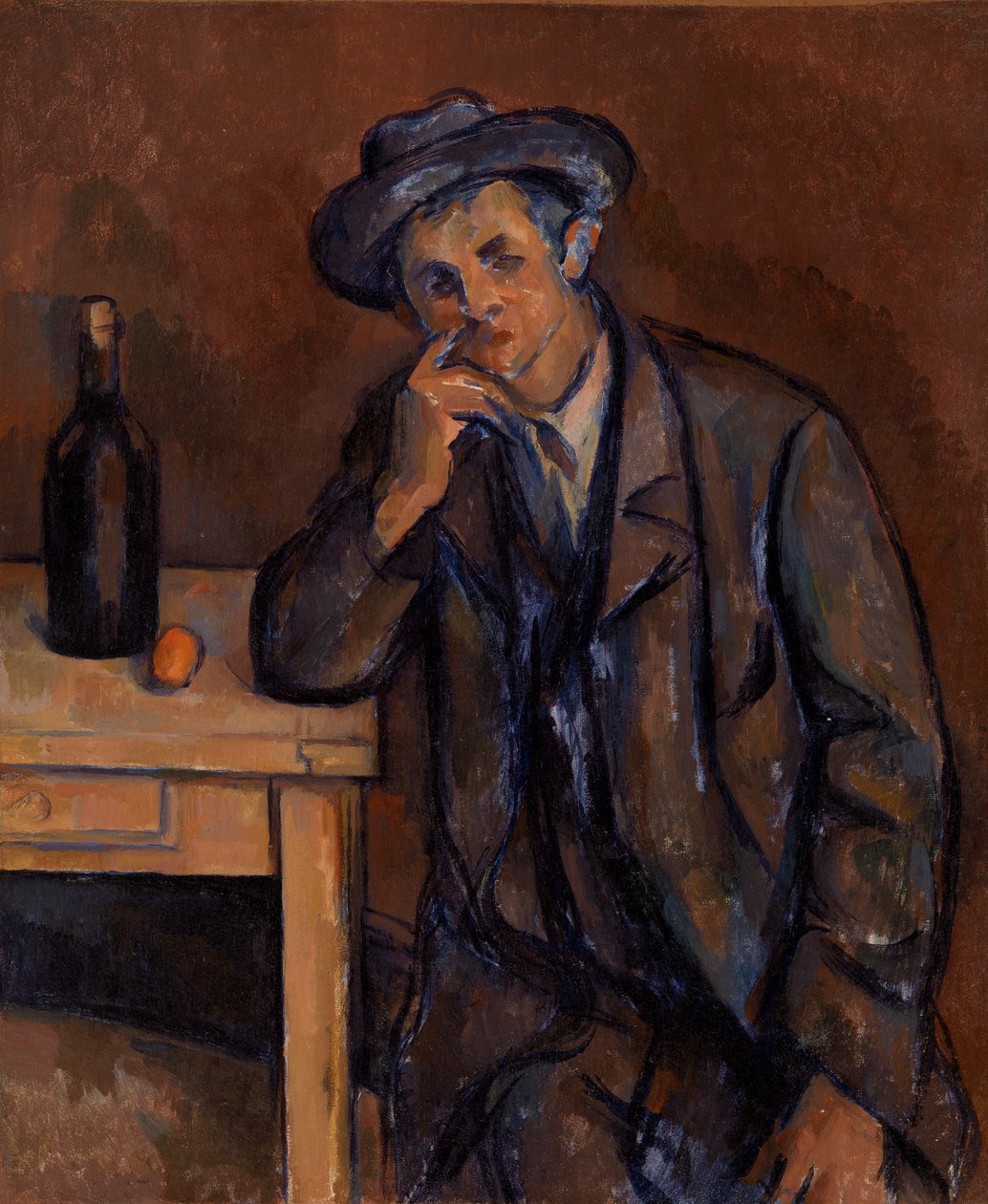 De drinker door Paul Cézanne
