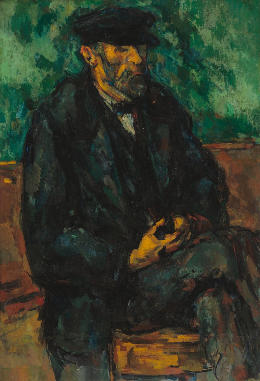 De tuinman Vallier door Paul Cézanne
