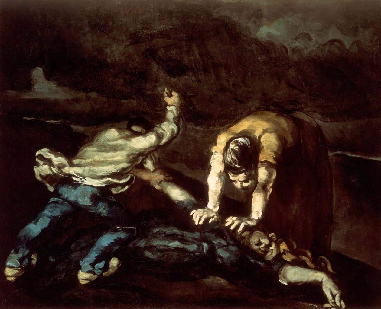De Moord door Paul Cézanne