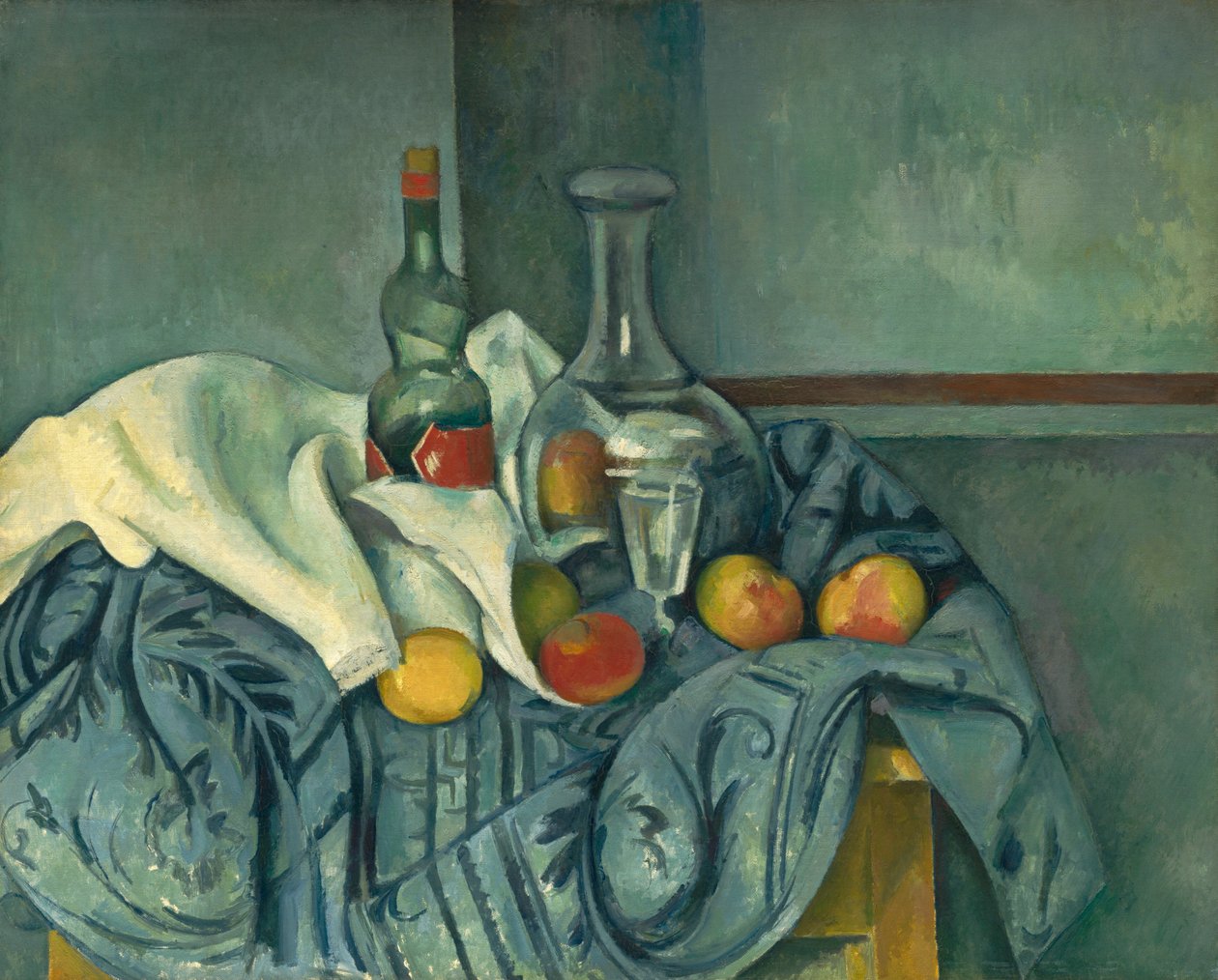 De Pepermuntfles, 1893-1895 door Paul Cézanne