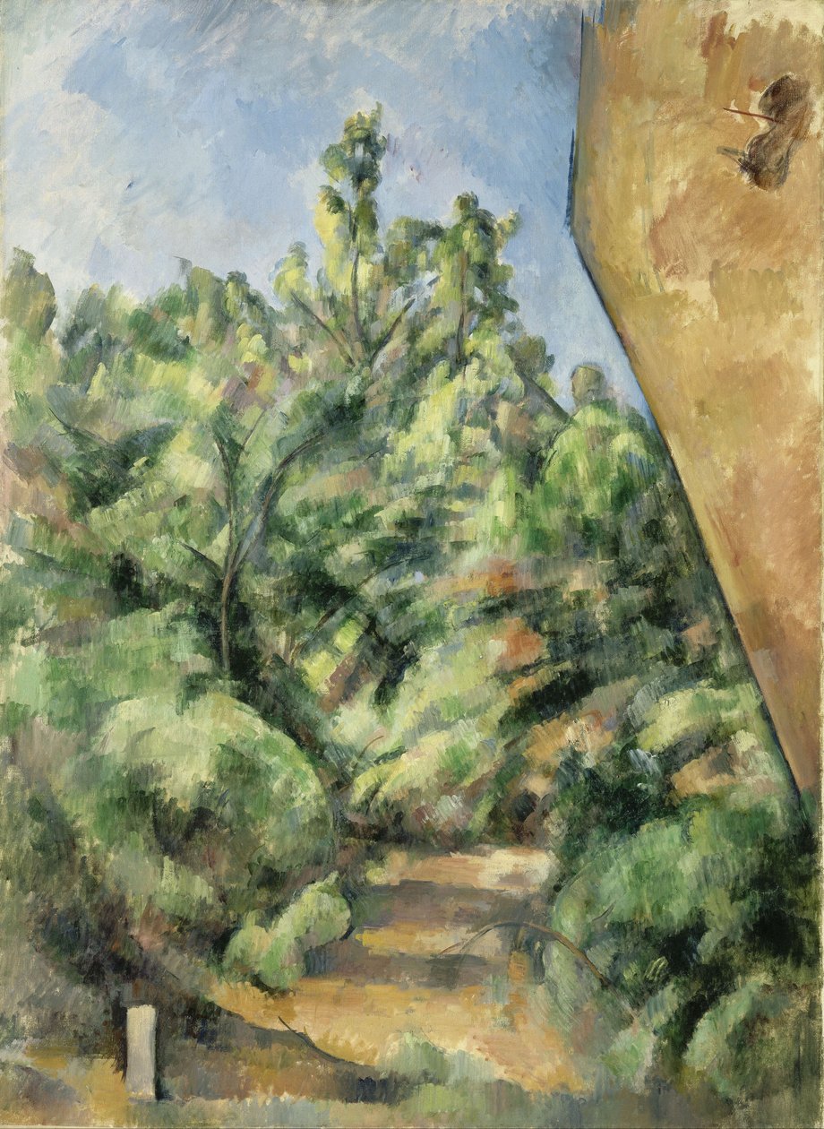 De Rode Rots door Paul Cézanne