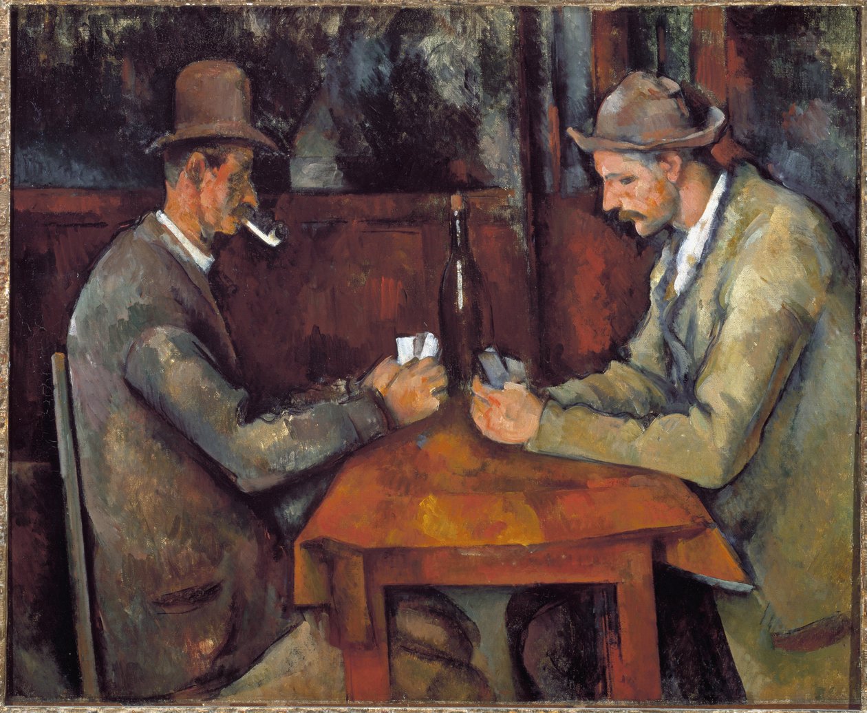 De Kaartspelers door Paul Cézanne