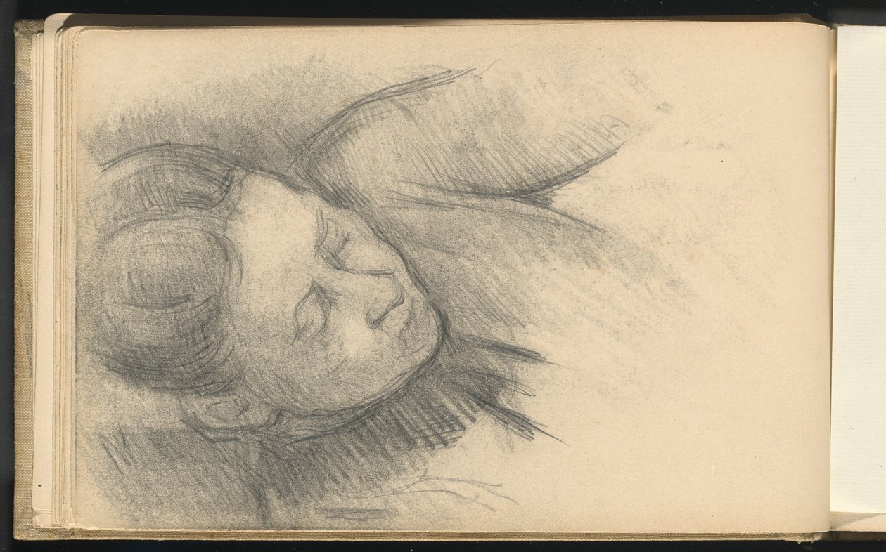 Voorovergebogen Vrouw door Paul Cézanne