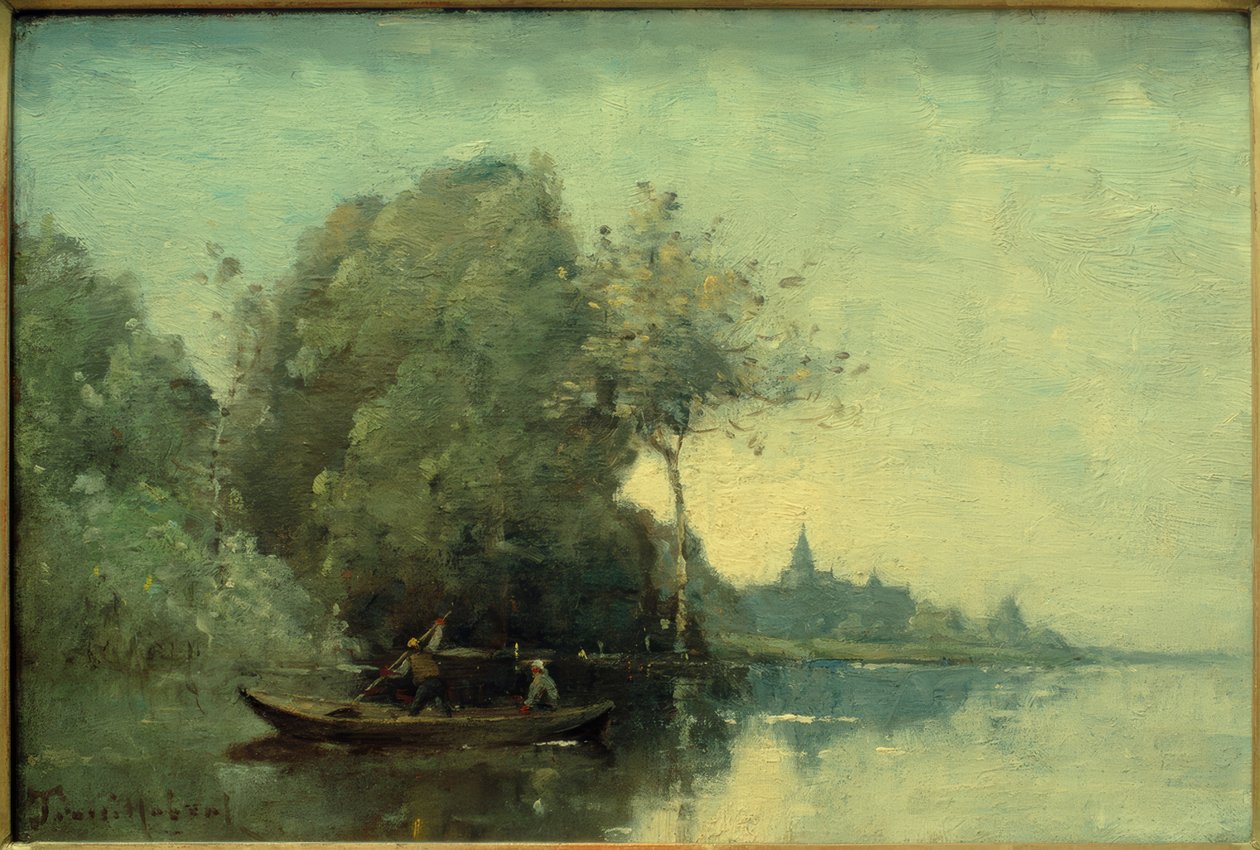Vienne bij Candes door Paul Desire Trouillebert