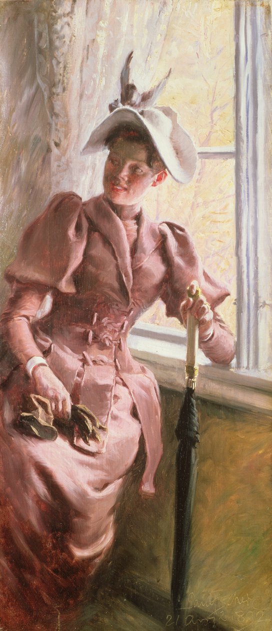 Voor de Promenade door Paul Fischer